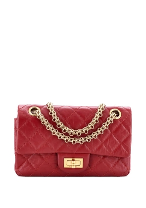 CHANEL Pre-Owned Reissue 2.55 Flap Bag Quilted Aged Calfskin 224 crossbody bag - Red