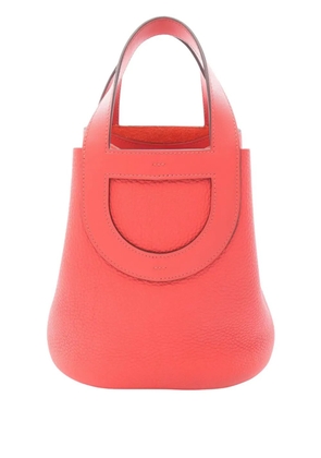 Hermès Pre-Owned 2022 Clemence and Swift In The Loop 18 handbag - Red