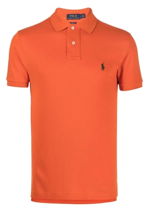 Polo Ralph Lauren embroidered-logo short-sleeve polo shirt - Orange