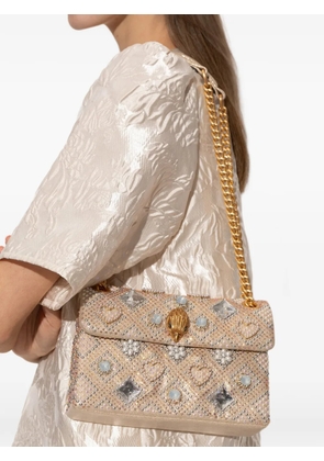 Kurt Geiger London Kensington Jewel chain cross body bag - Neutrals