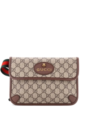 Gucci Pre-Owned Neo Vintage Flap GG Coated Canvas belt bag - Brown