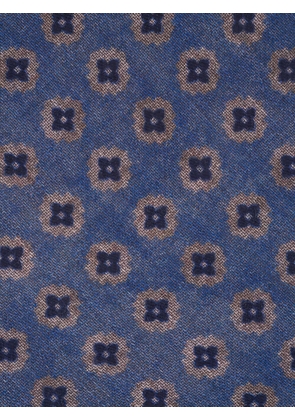 Paolo Albizzati patterned tie - Blue