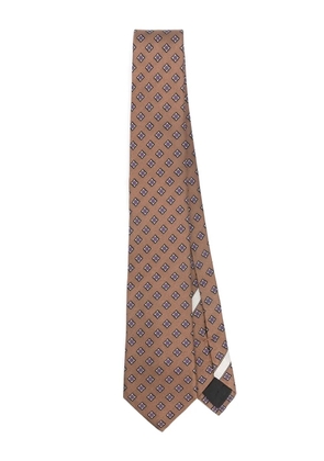 Valentino Garavani silk tie - Brown