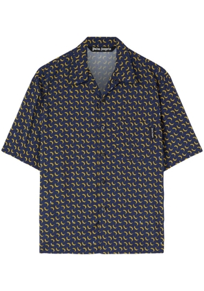 Palm Angels banana-print shirt - Blue