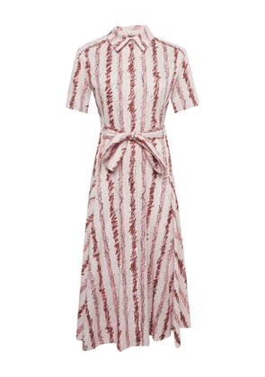 Burberry Pre-Owned cotton shirt dress - White