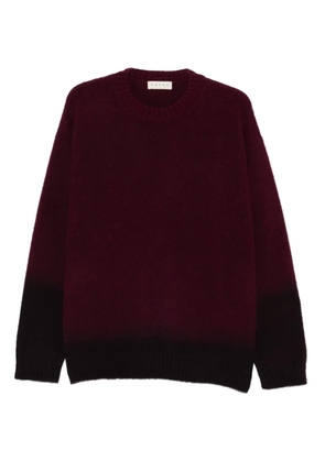 Paura Asia crew-neck sweater - Red