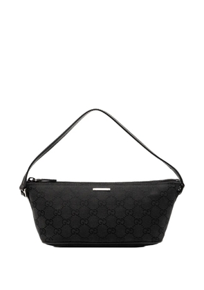 Gucci Pre-Owned 2000-2015 GG Canvas Boat shoulder bag - Black