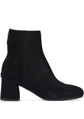La Canadienne Jason suede zip-up ankle boots - Black