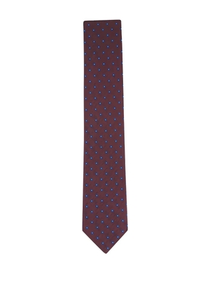 Canali dotted tie - Brown