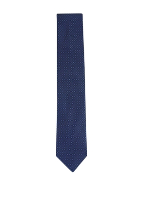 Canali geometric-pattern tie - Blue