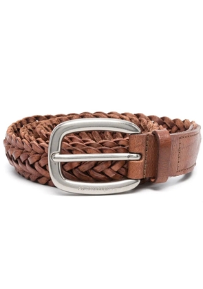 Golden Goose interwoven-design belt - Brown