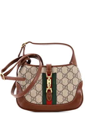 Gucci Pre-Owned Jackie 1961 GG Coated Canvas Mini hobo bag - Brown