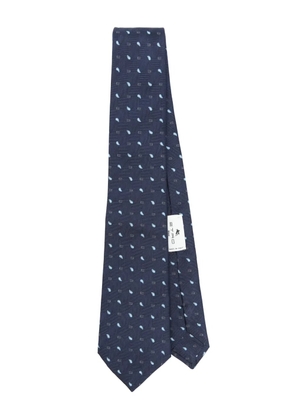 ETRO paisley silk tie - Blue