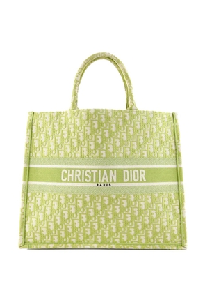 Christian Dior Pre-Owned Book Oblique Canvas Large tote bag - Green