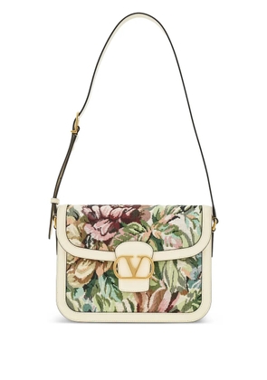 Valentino Garavani 9to5 jacquard shoulder bag - Green