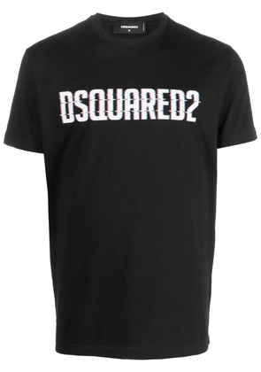 DSQUARED2 logo-print cotton T-shirt - Black