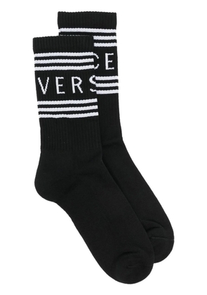 Versace 90s Vintage Logo socks - Black