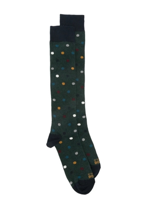 In The Box Pois polka-dot socks - Green