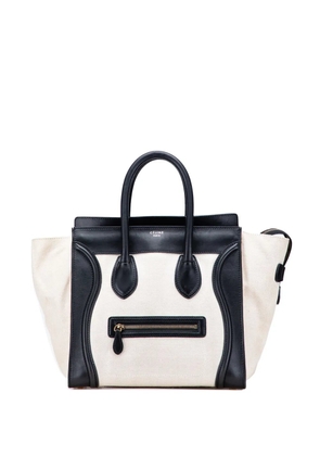 Celine Pre-Owned 2011 Mini Canvas Tricolor Luggage tote bag - Brown