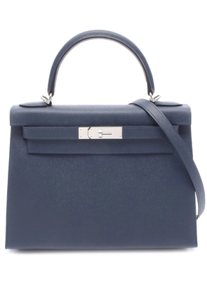 Hermès Pre-Owned 2025 Epsom Kelly II Sellier 28 handbag - Blue