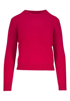 Lisa Yang crew-neck long-sleeve sweater - Red