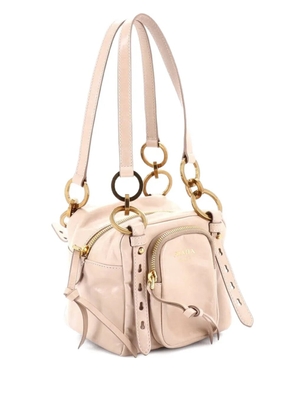 Prada Pre-Owned Dangle Top Handle Bag Leather Mini satchel - Neutrals