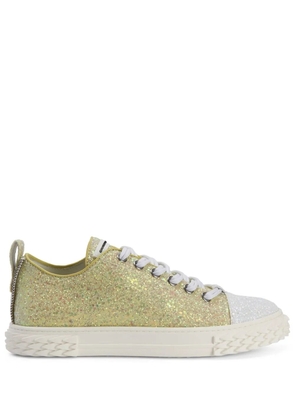 Giuseppe Zanotti Blabber glitter sneakers - Yellow