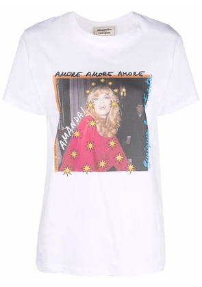 alessandro enriquez photo print T-shirt - White