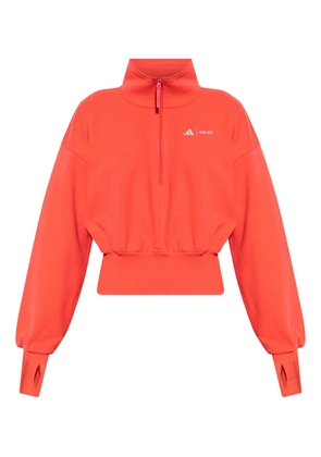 adidas x Moon Boot zip-up funnel-neck sweater - Orange
