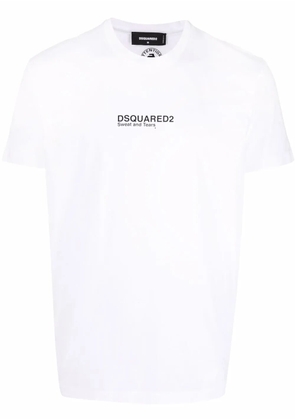 DSQUARED2 logo-print cotton T-shirt - White