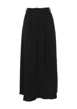 Dolce & Gabbana Pre-Owned tweed maxi skirt - Black