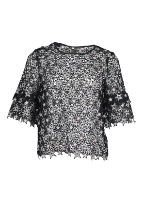 SANDRO guipure-lace top - Black