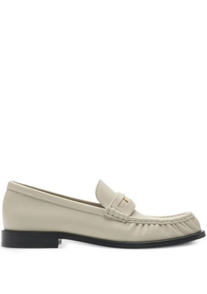 Burberry leather Cadet loafers - Neutrals