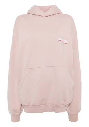 Balenciaga Logo-print hoodie - Pink
