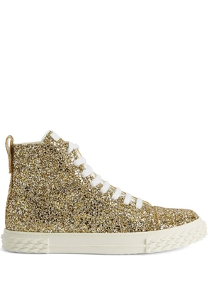 Giuseppe Zanotti Eco-Blabber high-top sneakers - Gold