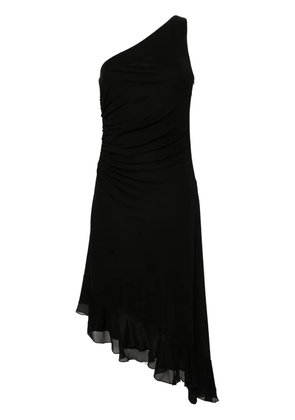 TWINSET drape-detail one-shoulder dress - Black