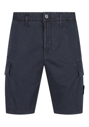 Stone Island button-fastening cargo shorts - Blue