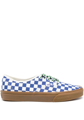 Vans checked canvas sneakers - White