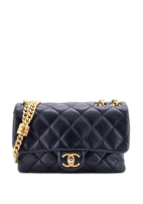 CHANEL Pre-Owned All Slide Long Flap Bag Quilted Lambskin Small shoulder bag - Blue