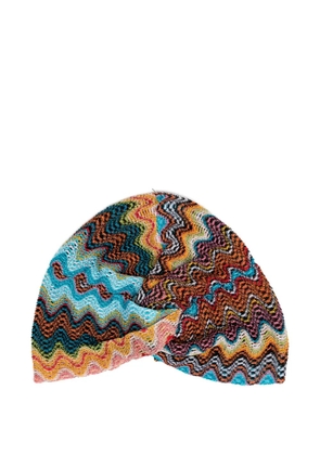 Missoni Zig Zag turban - Blue