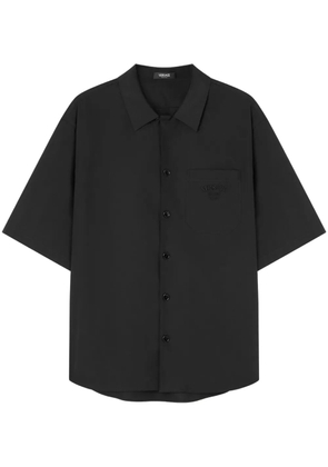Versace Medusa Chains embroidered shirt - Black
