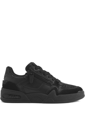 Giuseppe Zanotti Gz-ghost zip embellished sneakers - Black