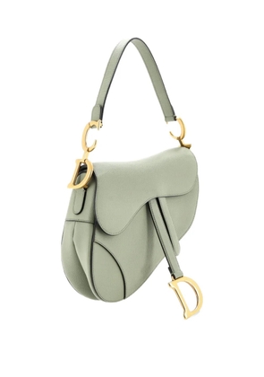 Christian Dior Pre-Owned Saddle Handbag Leather Medium shoulder bag - Green