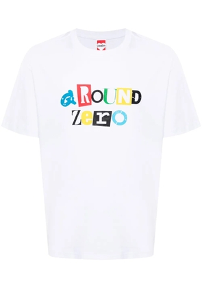 Ground Zero logo-print cotton T-shirt - White