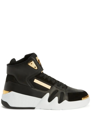 Giuseppe Zanotti Talon high-top leather sneakers - Black