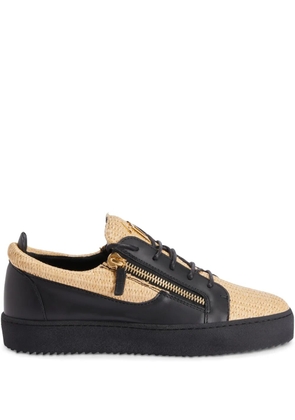 Giuseppe Zanotti Frankie double-zip low-top sneakers - Neutrals
