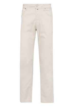 Jacob Cohën Bard gabardine trousers - Neutrals