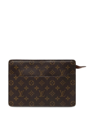Louis Vuitton Pre-Owned 2001 Monogram Pochette Homme clutch bag - Brown