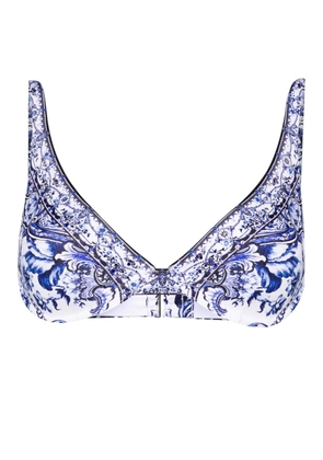 Camilla Glaze And Graze bikini top - White