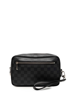 Louis Vuitton Pre-Owned 2021 Damier Graphite Kasai clutch bag - Black